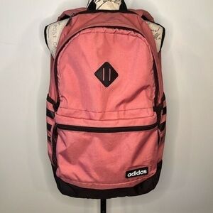 Adidas backpack book bag mauve rose pink